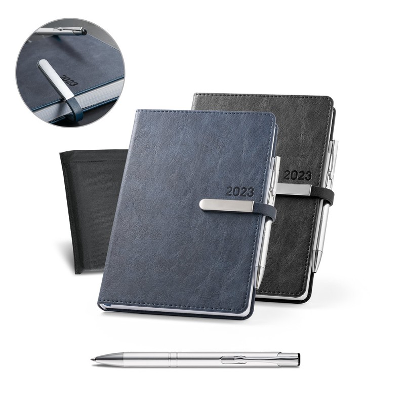 Agenda Diária com Fecho Magnético Personalizada
