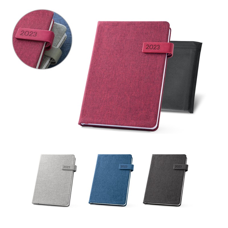 Agenda Diária em RPet Personalizada com Fecho Magnetico