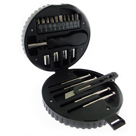 Kit Ferramenta com Formato de Roda